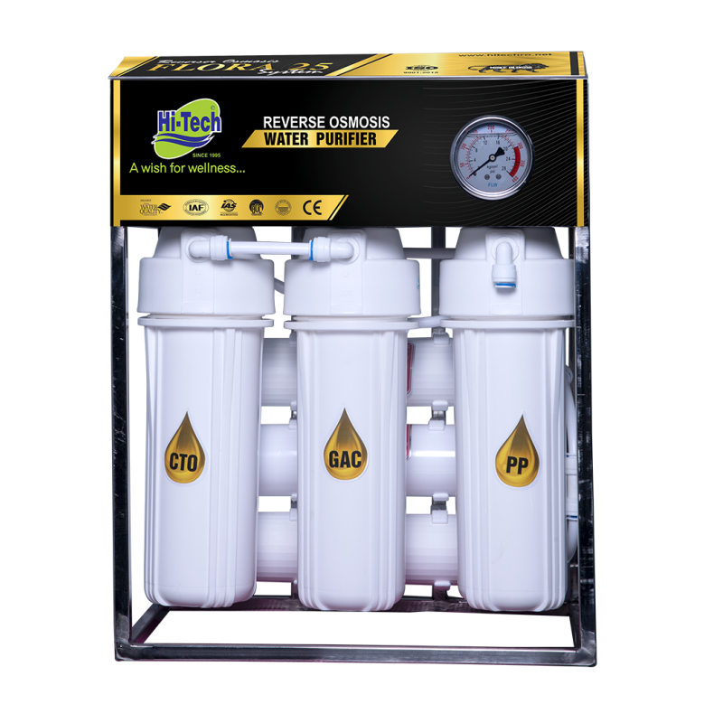 Hitech Industrial RO Water Purifier Plant 250 LPH